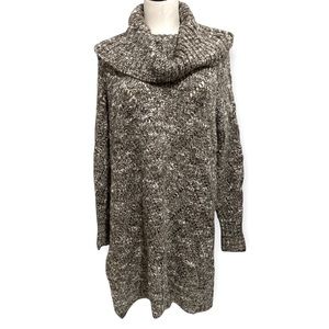 Ladies Ruff Hewn Cozy Cowl Neck Knit Tunic Sweater